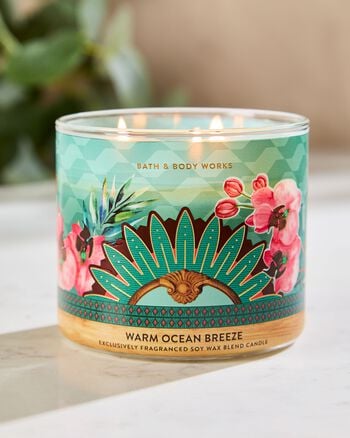 Warm Ocean Breeze 3-Wick Candle เทียนหอม 3 ไส้