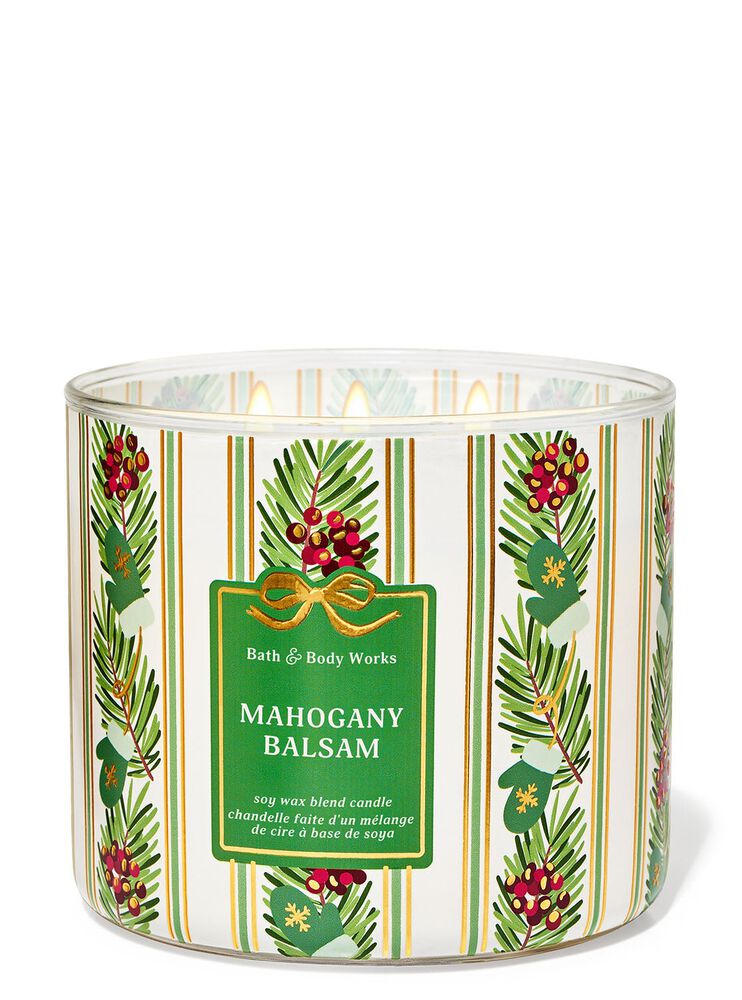 Mahogany Balsam 3-Wick Candle 3-Wick Candle