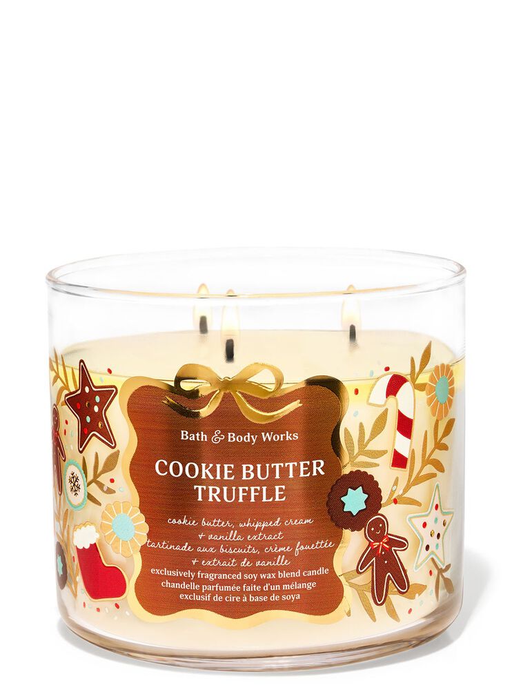 Cookie Butter Truffle 3-Wick Candle เทียนหอม 3 ไส้
