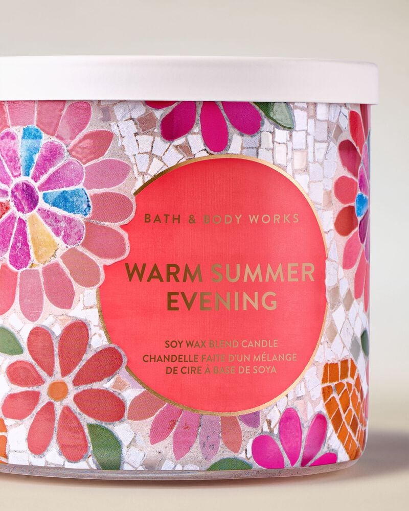 Warm Summer Evening 3-Wick Candle เทียนหอม 3 ไส้