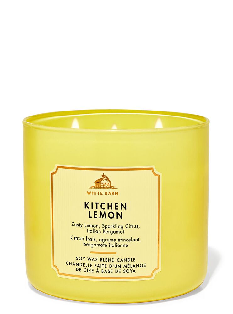 Kitchen Lemon 3-Wick Candle เทียนหอม 3 ไส้