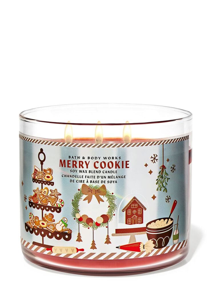 Merry Cookie 3-Wick Candle เทียนหอม 3 ไส้