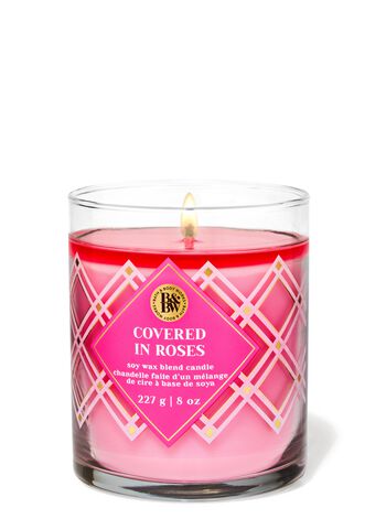 Covered In Roses Single Wick Candle เทียนหอม 1 ไส้
