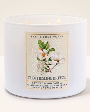 Clothesline Breeze 3-Wick Candle เทียนหอม 3 ไส้