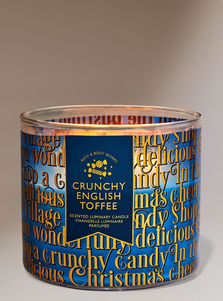 Crunchy English Toffee 3-Wick Candle เทียนหอม 3 ไส้
