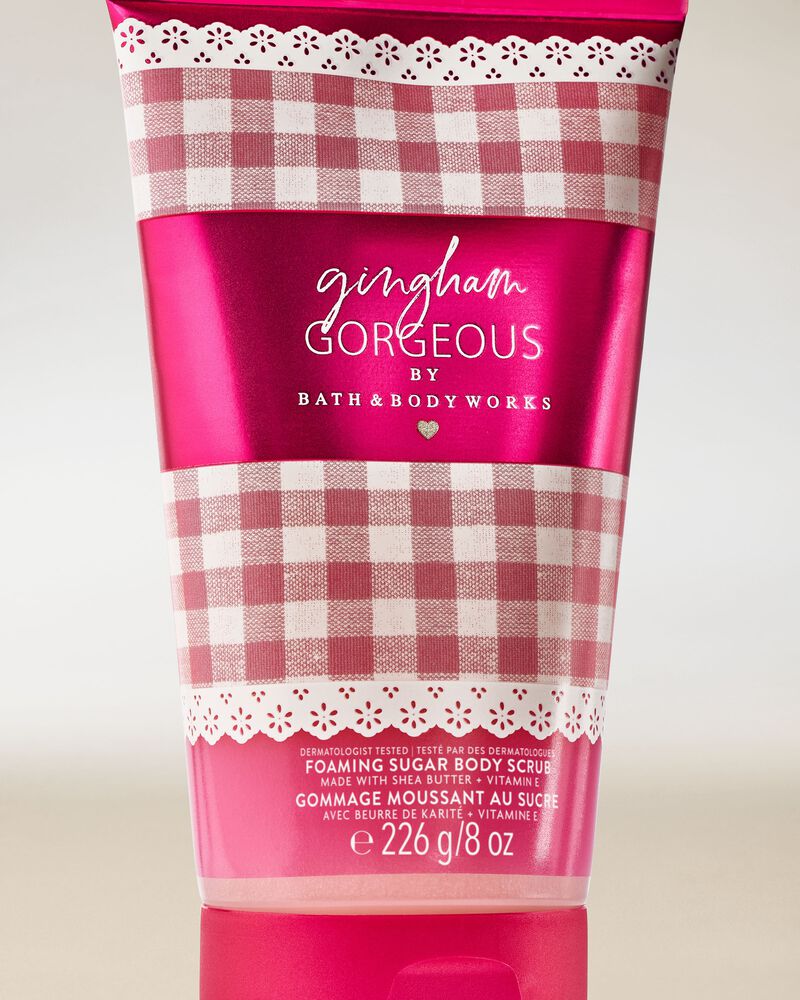 Gingham Gorgeous Foaming Sugar Body Scrub โฟมชูก้าร์บอดี้สครับ