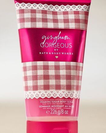 Gingham Gorgeous Foaming Sugar Body Scrub โฟมชูก้าร์บอดี้สครับ