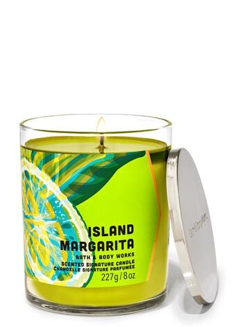 Island Margarita Signature Single Wick Candle เทียนหอม 1 ไส้