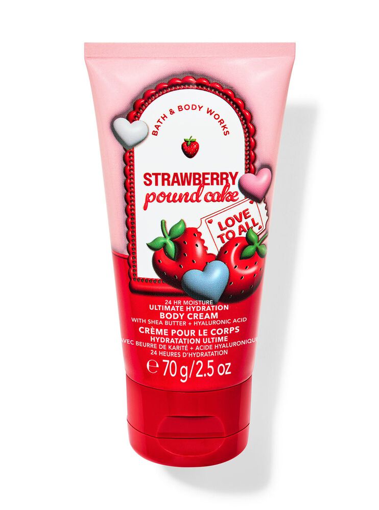 Strawberry Pound Cake Travel Size Ultimate Hydration Body Cream บอดี้ครีมขนาดพกพา