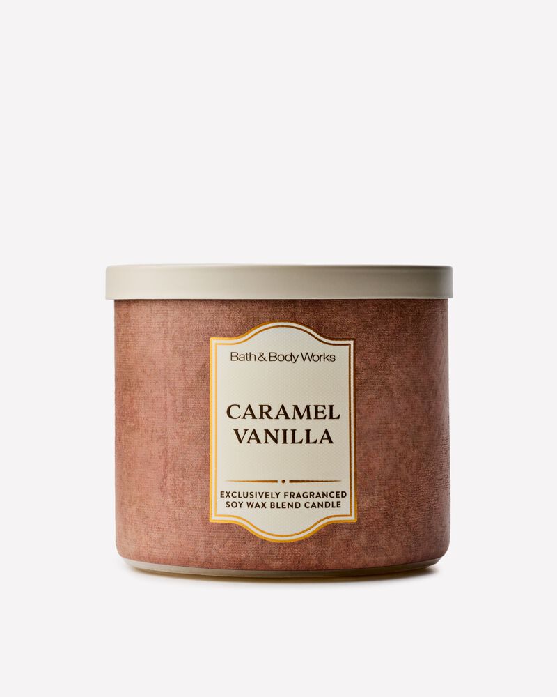 Caramel Vanilla 3-Wick Candle เทียนหอม 3 ไส้