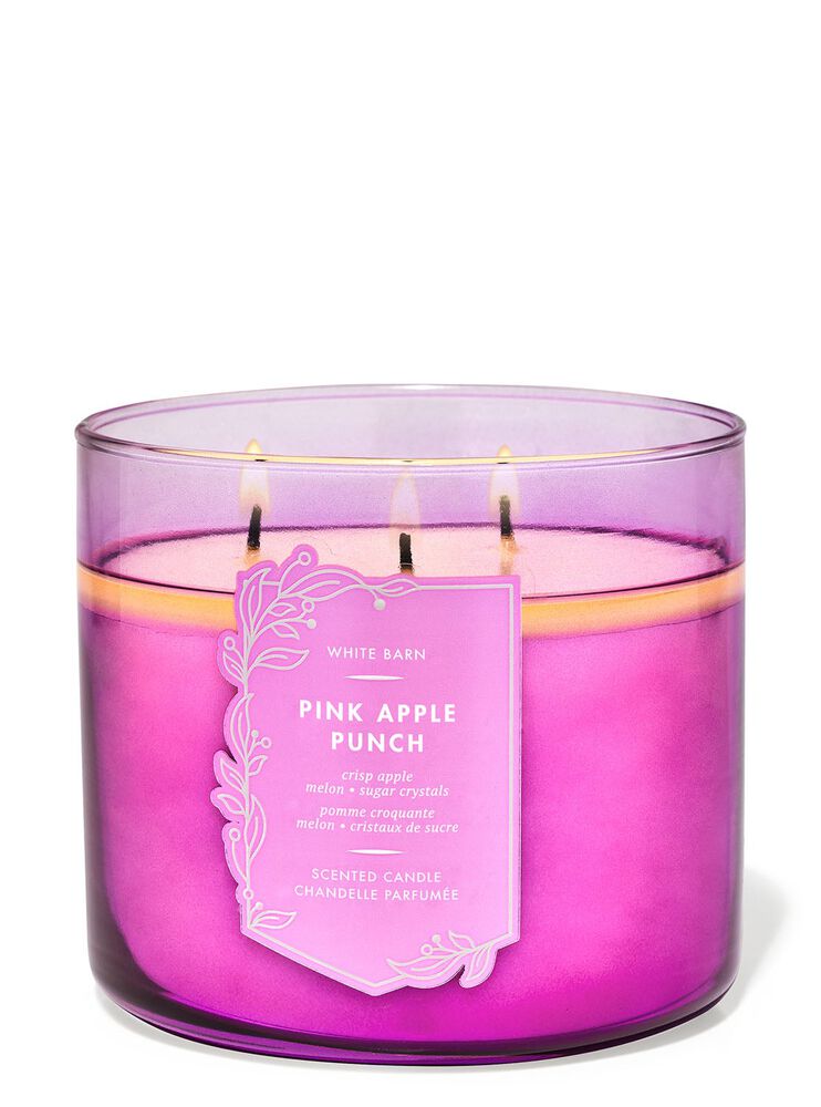 Pink Apple Punch 3-Wick Candle เทียนหอม 3 ไส้