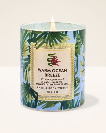 Warm Ocean Breeze Single Wick Candle เทียนหอม 1 ไส้