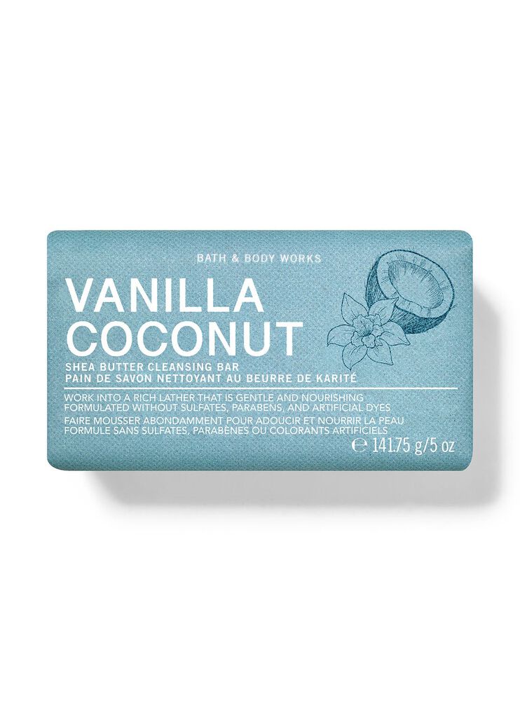 Vanilla Coconut Shea Butter Cleansing Bar สบู่ก้อน