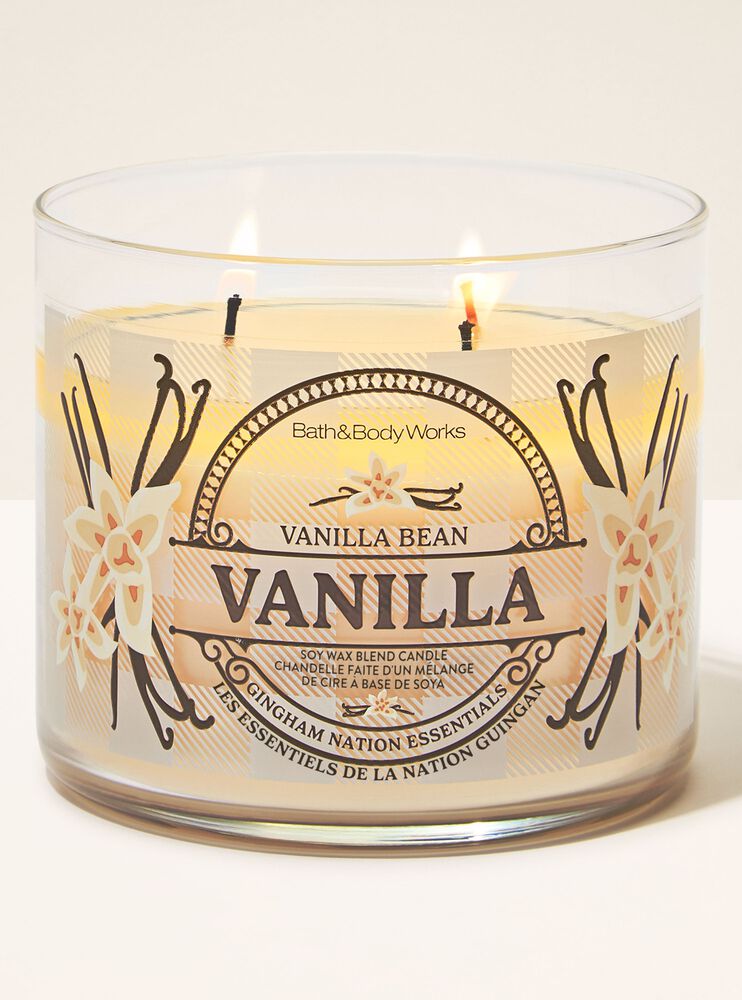Vanilla 3-Wick Candle เทียนหอม 3 ไส้