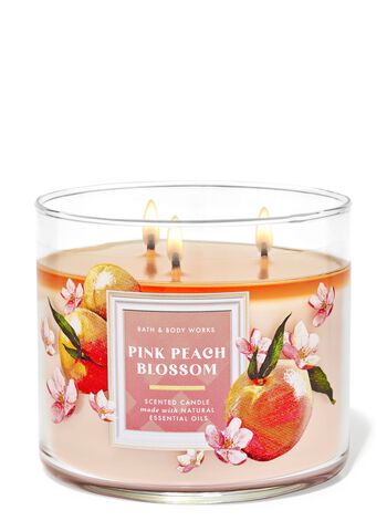 Pink Peach Blossom 3-Wick Candle 3-Wick Candle