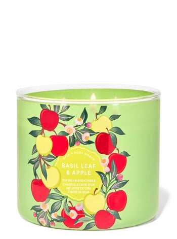 Basil Leaf & Apple 3-Wick Candle เทียนหอม 3 ไส้