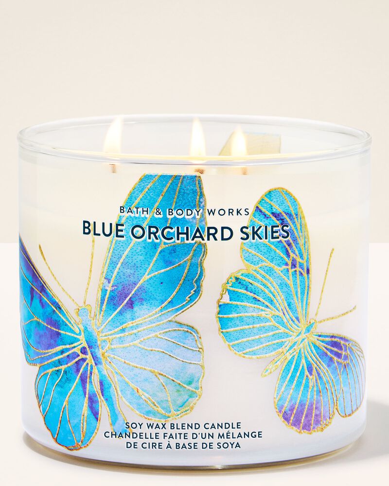 Blue Orchard Skies 3-Wick Candle เทียนหอม 3 ไส้