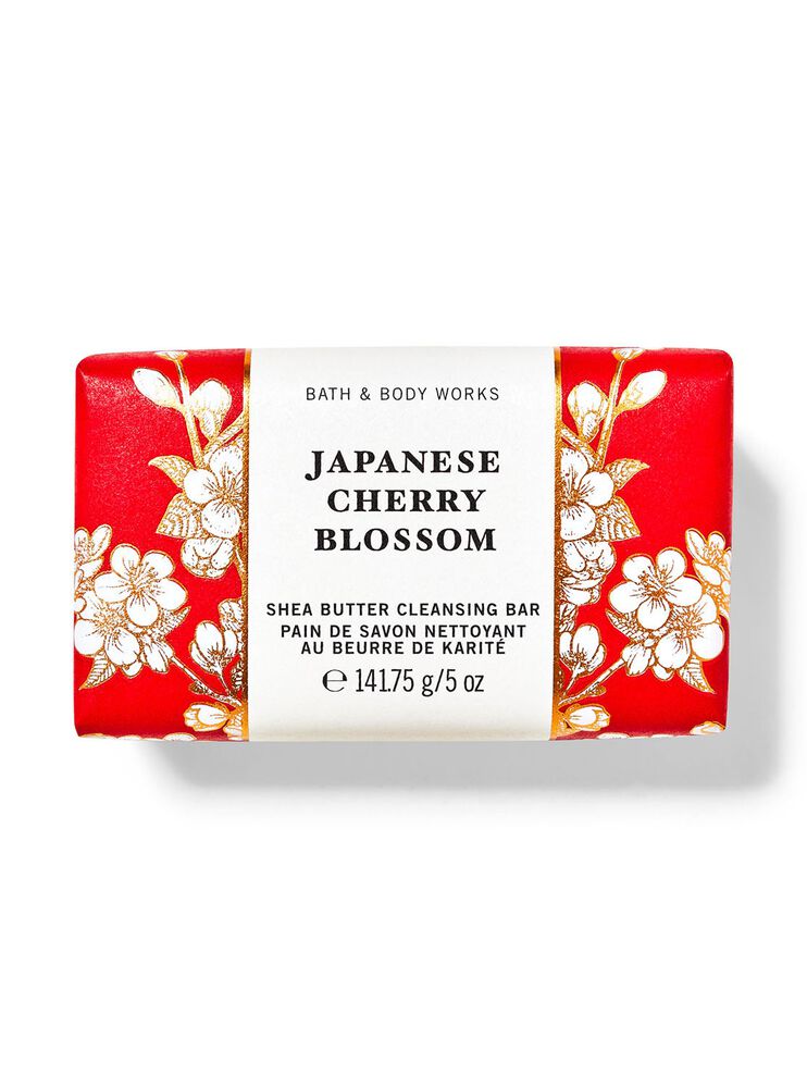 Japanese Cherry Blossom Shea Butter Cleansing Bar สบู่ก้อน