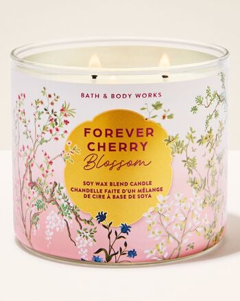 Forever Cherry Blossom 3-Wick Candle เทียนหอม 3 ไส้