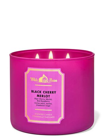 Black Cherry Merlot 3-Wick Candle เทียนหอม 3 ไส้