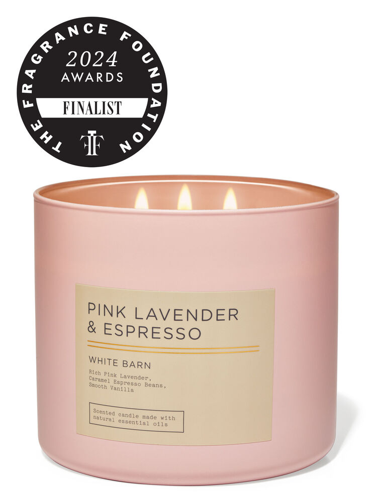 Buy Pink Lavender & Espresso 3-Wick Candle Online | Bath & Body Works ...