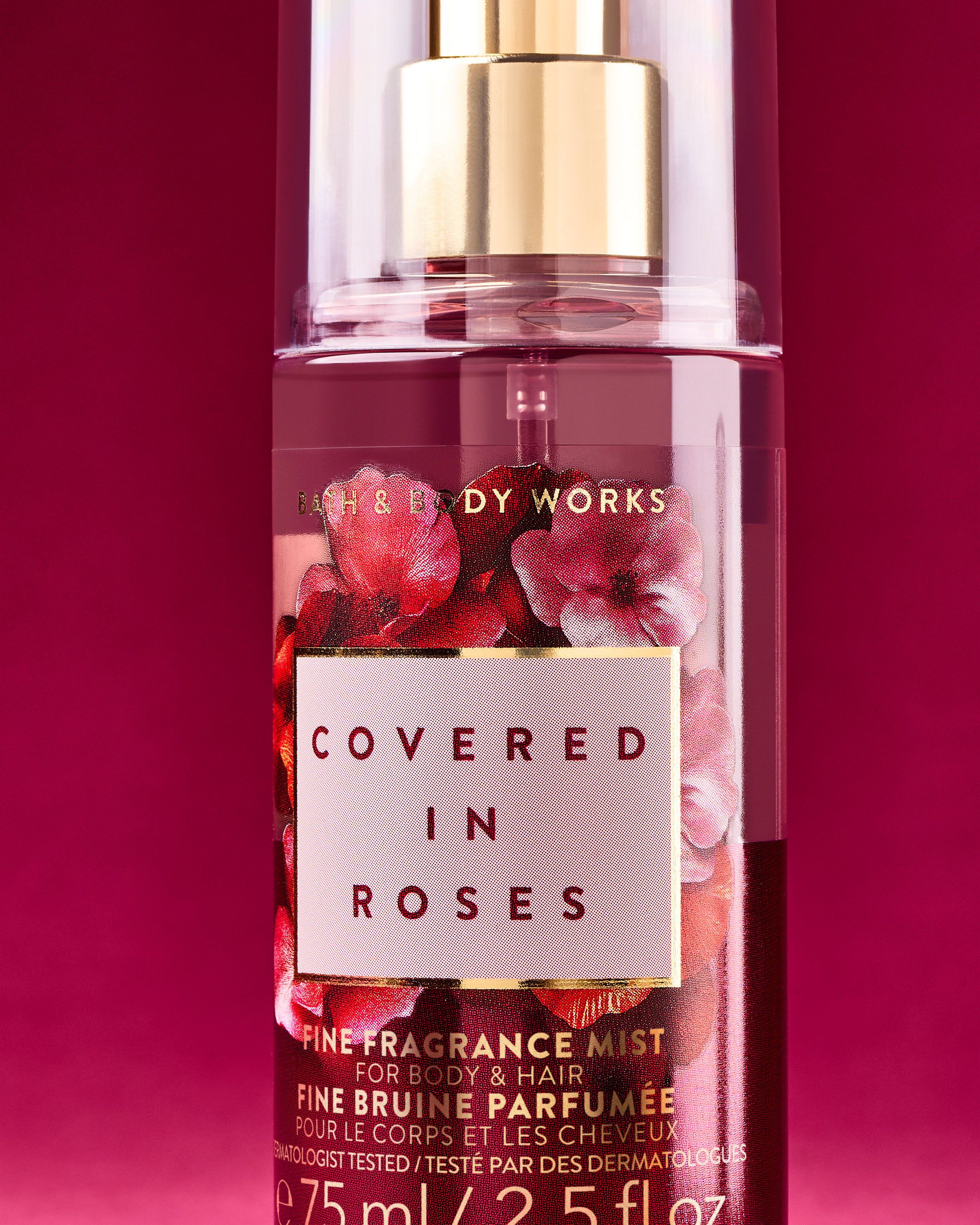 Shop Covered In Roses Travel Size Fine Fragrance Mist | Bath