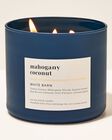 Mahogany Coconut 3-Wick Candle image number null
