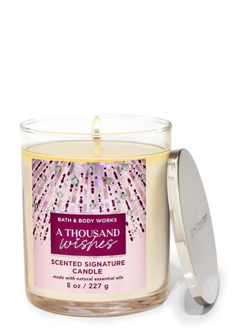 A Thousand Wishes Single Wick Candle Single Wick Candle