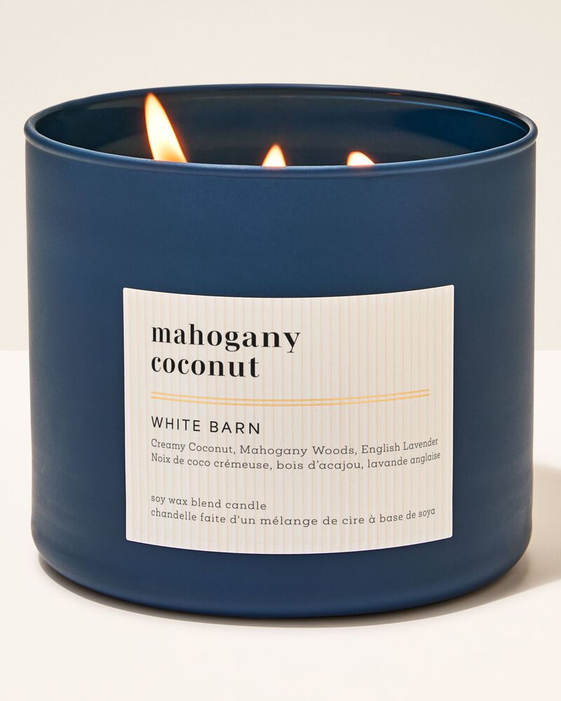 Mahogany Coconut 3-Wick Candle เทียนหอม 3 ไส้