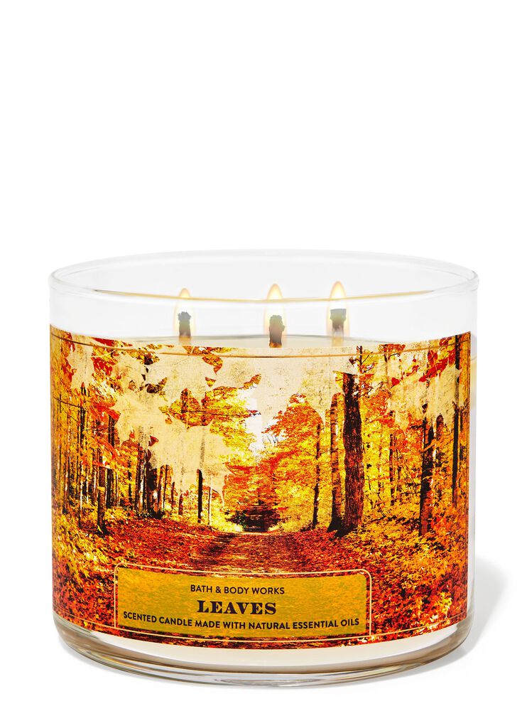Leaves 3-Wick Candle เทียนหอม 3 ไส้