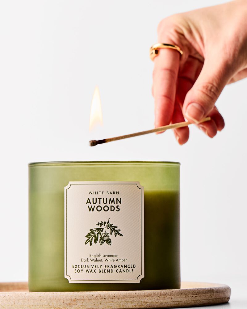 Autumn Woods 3-Wick Candle เทียนหอม 3 ไส้