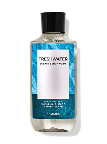 Freshwater 3-in-1 Hair, Face & Body Wash สบู่สูตร 3-in-1