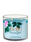 Hello Beautiful 3-Wick Candle image number null