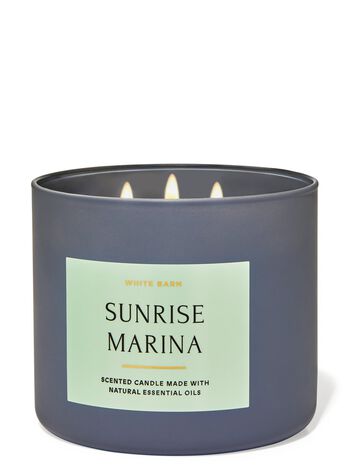 Sunrise Marina 3-Wick Candle เทียนหอม 3 ไส้