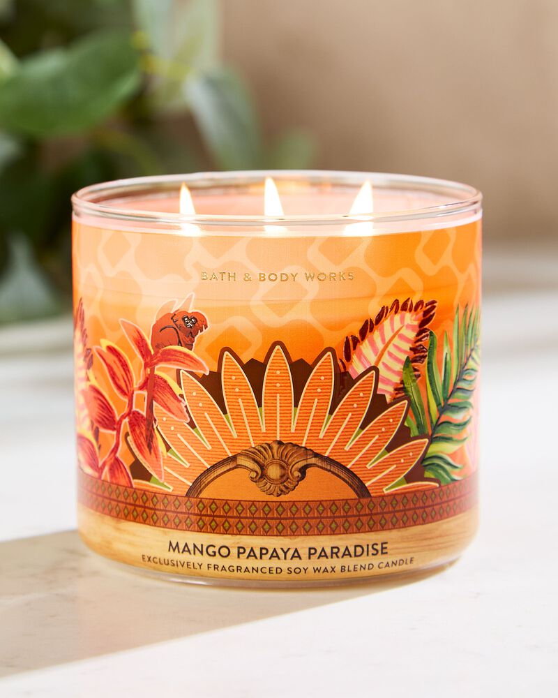 Mango Papaya Paradise 3-Wick Candle เทียนหอม 3 ไส้