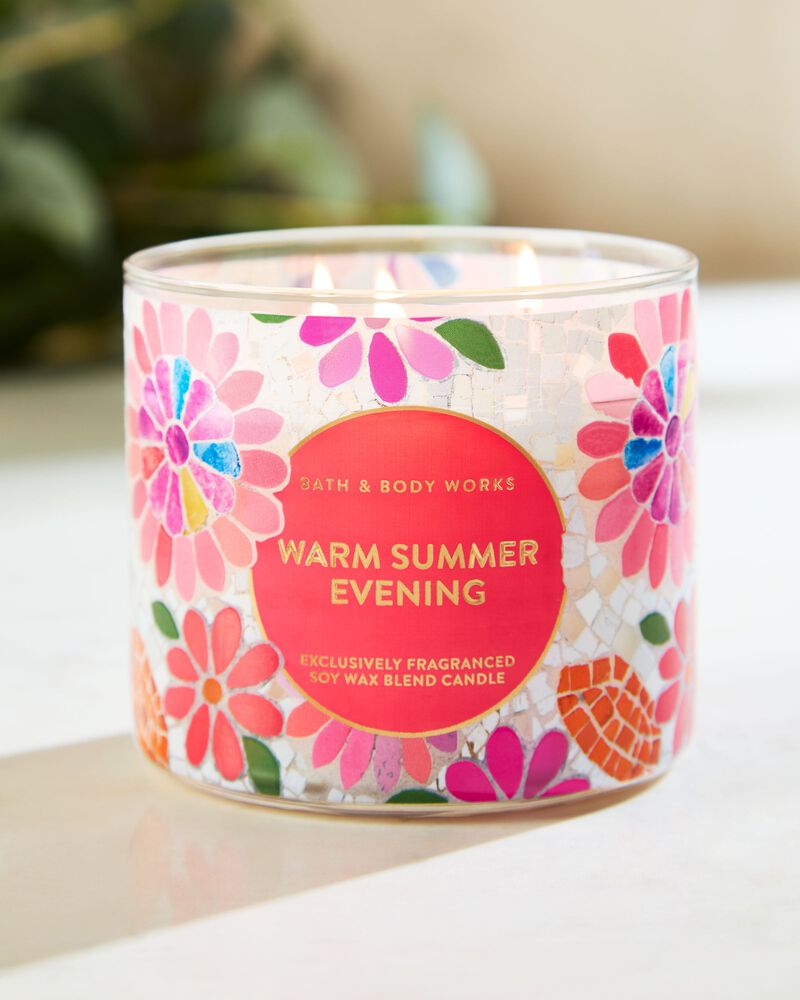 Warm Summer Evening 3-Wick Candle เทียนหอม 3 ไส้