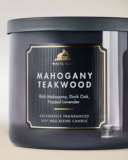 Mahogany Teakwood 3-Wick Candle image number null
