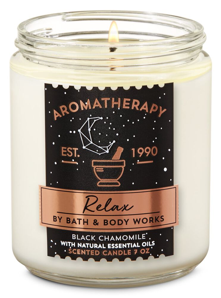 BLACK CHAMOMILE Single Wick Candle เทียนหอม 1 ไส้