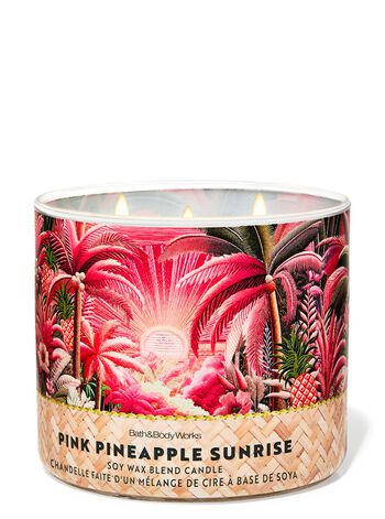 Pink Pineapple Sunrise 3-Wick Candle เทียนหอม 3 ไส้