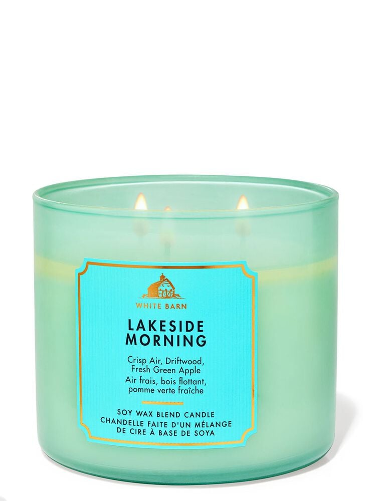 Lakeside Morning 3-Wick Candle เทียนหอม 3 ไส้