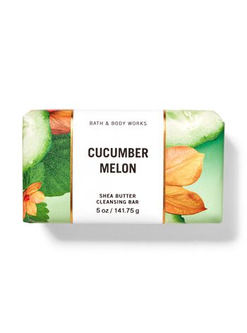 Cucumber Melon Shea Butter Cleansing Bar สบู่ก้อน