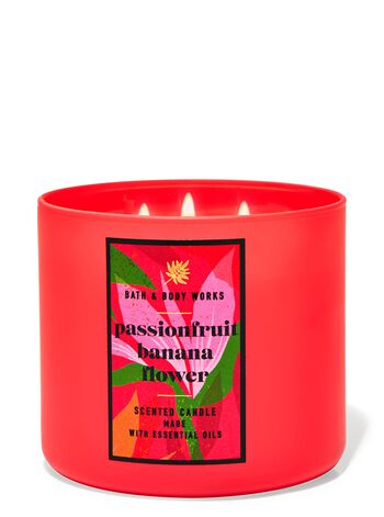 Passionfruit & Banana Flower 3-Wick Candle เทียนหอม 3 ไส้