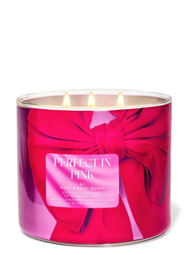 Perfect In Pink 3-Wick Candle เทียนหอม 3 ไส้