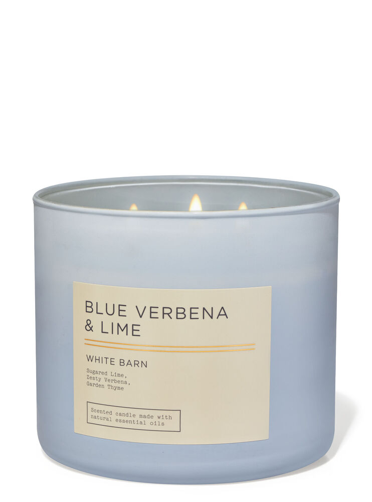 Blue Verbena & Lime 3-Wick Candle 3-Wick Candle