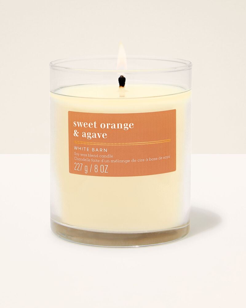 Sweet Orange & Agave Single Wick Candle เทียนหอม 1 ไส้