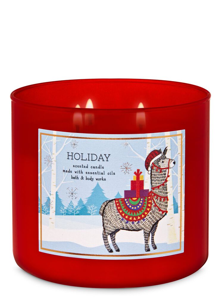 Holiday 3-Wick Candle เทียนหอม 3 ไส้