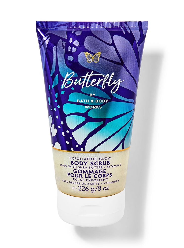 Butterfly Exfoliating Glow Body Scrub บอดี้สครับ