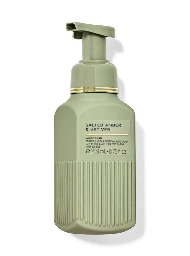 Salted Amber & Vetiver Gentle & Clean Foaming Hand Soap Foaming Hand Soap