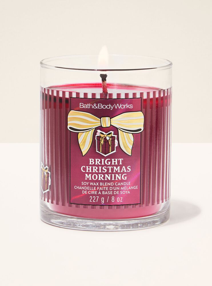 Bright Christmas Morning Single Wick Candle เทียนหอม 1 ไส้