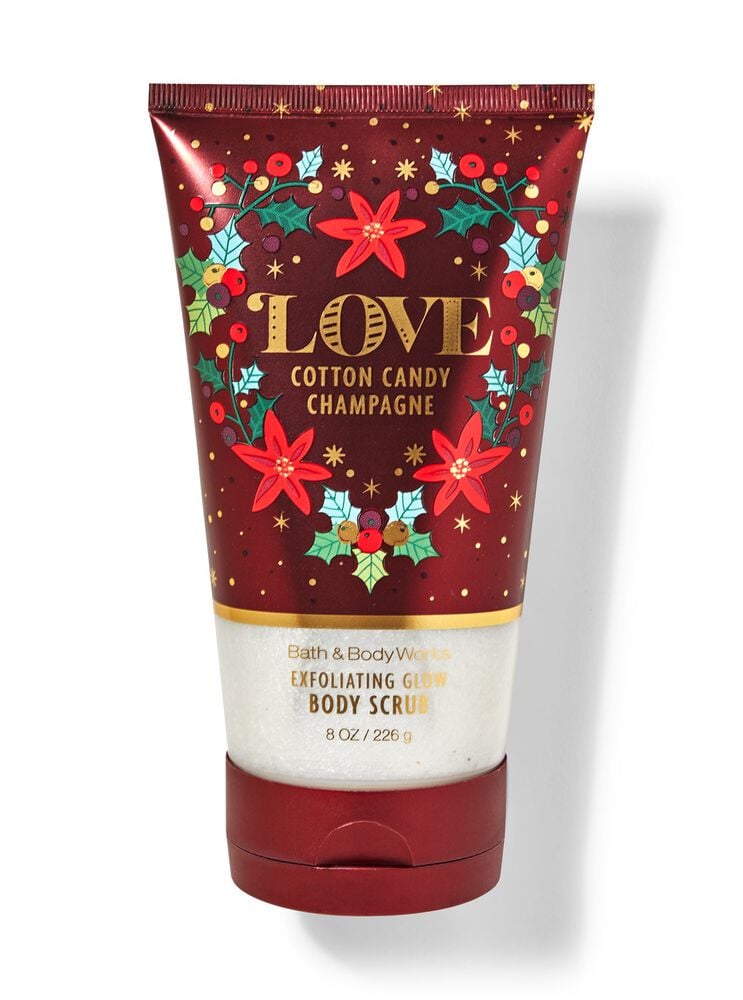 Cotton Candy Champagne Exfoliating Glow Body Scrub บอดี้สครับ